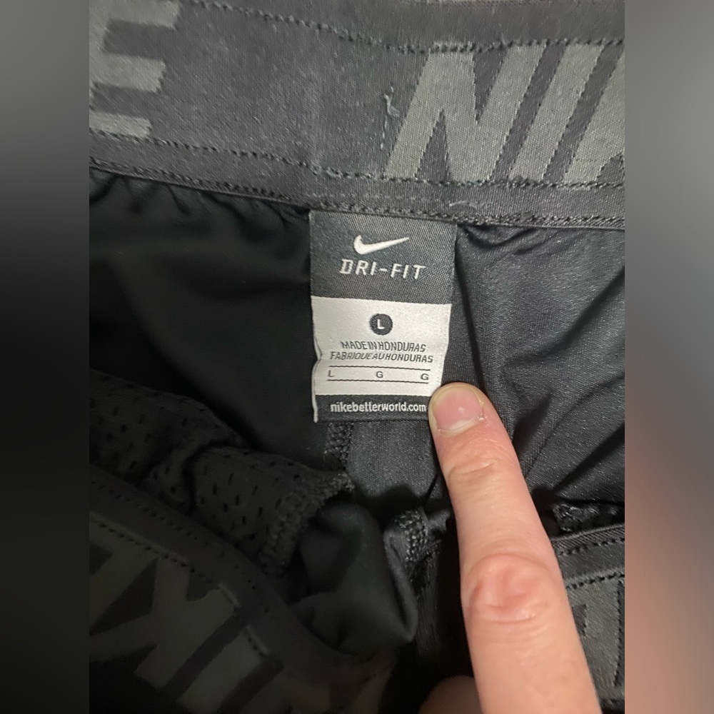 Black Men’s Nike basketball shorts